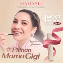 Hanasui Lip Cream Mattedorable Boba Edition dan Matcha Edition dengan Velvet Matte Finish Tahan Lama