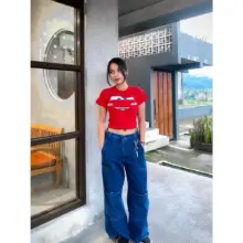 Crop Top Wanita Katun Combed 30s Polos Lengan Pendek Casual Kekinian