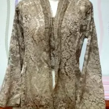 Atasan Kebaya Kutubaru Brokat Modern Remaja Dewasa Model Panjang Elegan untuk Wisuda Pesta dan Acara Resmi