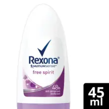Rexona Women Deodorant Free Spirit Roll On 45ml Perlindungan Hingga 72 Jam