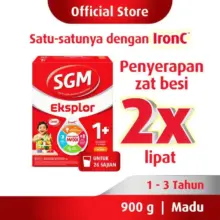 SGM Eksplor Aktif 1+ Pro-GressMaxx Madu 900g Karton Isi 10 Susu Pertumbuhan
