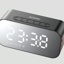 Acome Speaker Bluetooth Ultra Bass A5 – Suara Keren, LED Canggih!