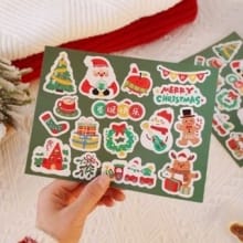 Stiker Natal Santa I Am Gift – Paket Lucu untuk Meriahkan Liburan