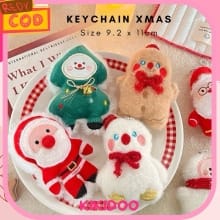 Gantungan Kunci Boneka Santa Kikidoo – Aksesori Natal Ceria