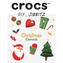 Jibbitz DIY Dekorasi Natal 2025 Elegan