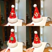 Jepitan Rambut Topi Santa – Aksesori Lucu untuk Anak di Christmas 2025 Kekinian