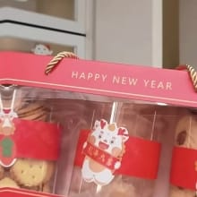 Kotak Hampers Spesial Natal & Imlek 2026 – 3 Lubang Untuk Toples