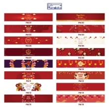 Paper Belt Imlek 2026 Kustom A3 | Sleeve Kemasan Desain Gratis | Label Hampers | Sleeve Kertas | Segel Box