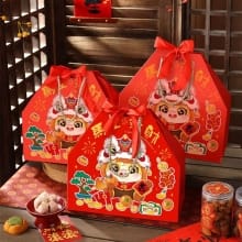 Tas Kado Imlek Sincia 2026 – Paper Bag Spesial Tahun Kuda