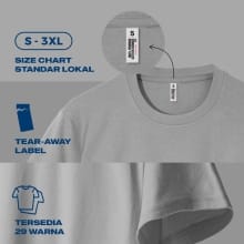 Kaos Premium Cotton Combed 30s: Nyaman & Stylish