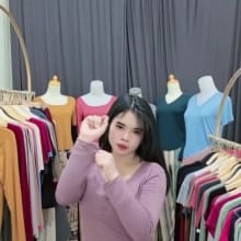 Atasan Lengan Panjang Daffodil dengan Kancing – #118 Elegan