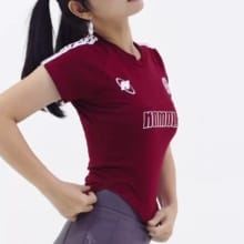 NOMOLU – Crop Top Tee Wanita Vol.036 Jersey