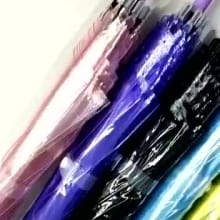 Payung Transparan Elegan dengan Nuansa Warna Pastel – Lipat Praktis
