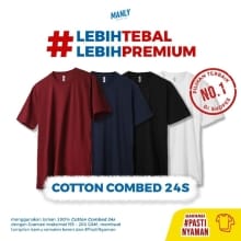 Kaos Polos Premium Cotton Combed 24S – Nyaman dan Tebal