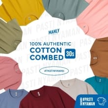 Kaos Polos Premium 100% Cotton Combed 30S