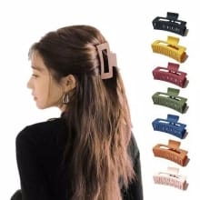 Jepit Rambut Gaya Korea Kotak 8,5cm – Elegan dan Tangguh!