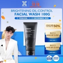 Pembersih Wajah Pria UrbanX Berbasis Lumpur Vulkanik 100g – Mengontrol Minyak dan Mencerahkan Kulit