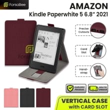 Casing Vertikal FORSABEE untuk Kindle Paperwhite 6 & 5 – Flip Cover Stylish