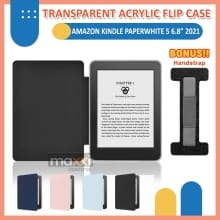 Bonus Hand Strap – Sarung Akrilik Premium untuk Kindle Paperwhite 5 11th Gen 2021 Elegan