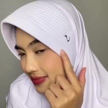 Hijab Bergo Hamidah Size S – Pad Besar dan Tebal