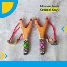 Ketapel Kayu Unik untuk Anak – Mainan Tradisional