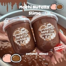 Mochi Nutella Slime 380ml – Aroma Coklat, Tekstur Unik!