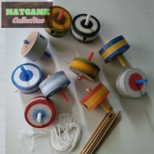 Gasing Kayu Tradisional – Serunya Suara Khas & Warna Ceria