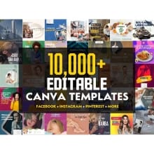PAKET TEMPLATE Canva 10.000+ Terbaik – Desain Memukau untuk Bisnis Anda