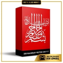 Koleksi 250 Desain Kaligrafi Vector untuk CorelDraw V17