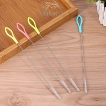 Sikat Pembersih Sedotan Stainless Steel 360° – Alat Bersih Jerami Sorot