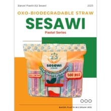 Sedotan Oxo Biodegradable 6mm – 500pcs Variasi Warna
