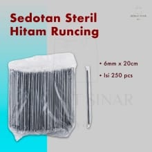 Sedotan Higienis Runcing 6mm x 20cm – Isi 250 Pcs