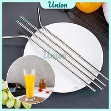 Sedotan Stainless Lurus 21.5 Cm – Alternatif Ramah Lingkungan