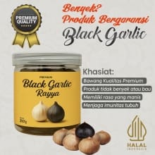 Bawang Hitam Tunggal Premium Rayya 250gr – Rasa Manis, Alami, dan HALAL