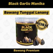 Bawang Hitam Fermentasi Tunggal Manika 250g – Kualitas Premium
