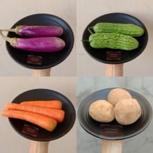 Sayuran Segar 500gr: Terong Ungu, Kentang, Wortel & Oyong
