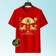 Kaos Imlek Pria Wanita Sablon Digital || Kaos Dewasa Imlek Premium
