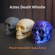 Peluit Tengkorak Aztec – Suara Jeritan Seram untuk Koleksi dan Prank