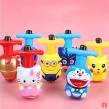 Gasing LED Karakter Lucu dengan Musik – Mainan Seru untuk Anak