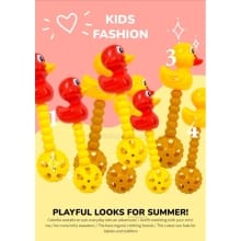 Mainan Kerincingan Bayi Bebek Lucu 2in1