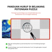 Puzzle 1000 Pcs Karya Seni Terkenal – Van Gogh, Monet, Klimt, Da Vinci | Kado Kreatif, Dekorasi Estetik