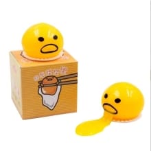 Slime Gudetama Muntah yang Unik dan Lucu