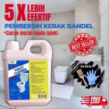Zenic Cleaner Cairan Pembersih Kerak Pink/Merah 1L – Ampuh untuk Toilet & Kamar Mandi
