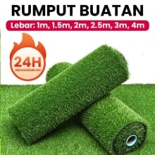 Rumput Sintetis Swiss Full Hijau 1m x 5m (Tebal 2.5cm/3.0cm)