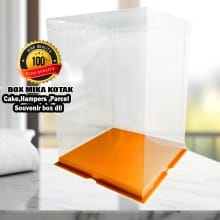Cakebox Mika Transparan 30×30 cm – Elegan untuk Kue Tart