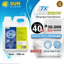 SUN CLEAN Pembersih Kamar Mandi dan Toilet Anti-Kerak Ampuh