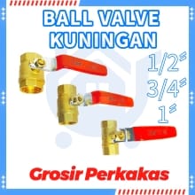 Kran Air Ball Valve Kuningan 1/2 Inch – Kuat dan Tahan Lama