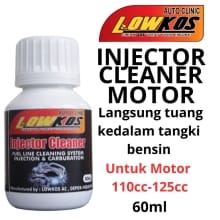 Cairan Pembersih Injektor LOWKOS 60ml untuk Motor Injeksi dan Karbu