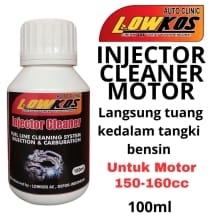 LOWKOS Pembersih Injektor Motor 100ml – Solusi Ampuh untuk Performa Mesin