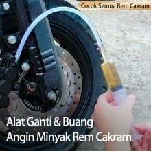Suntikan Spuit Rem 60ml dengan Selang Kuras – Solusi Mudah untuk Bleeding Minyak Rem
